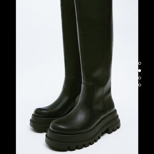 Zara Treaded boots